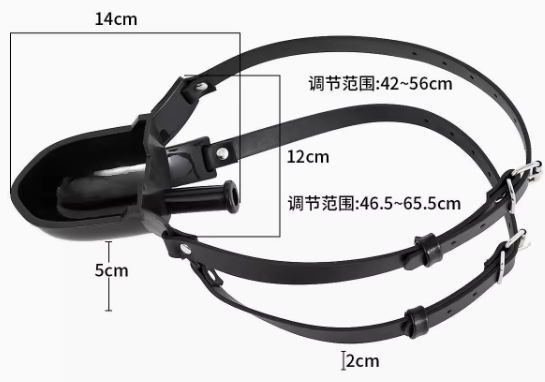 SM女王家馨展示強制飲用聖水的口塞道具